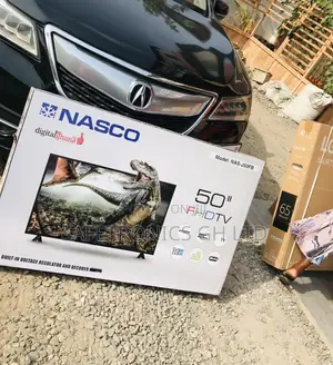 Digital Nasco 50 Inches Glossy LED Black Electric Tv