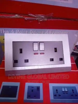 13A Double Socket SILVER
