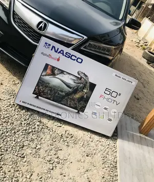 Full HD Digital Nasco 50 Inches Glossy LED Black Electric Tv