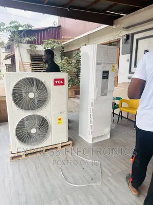 TCL Split R410 Gas Floor Standing AC 5hp White Big Motor