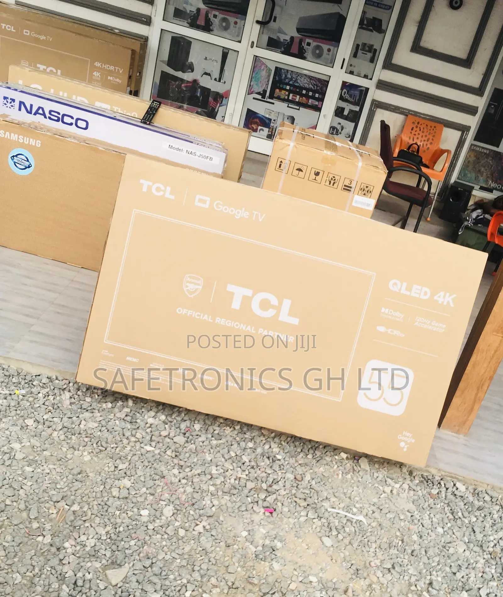 TCL HDR 55 Inches Glossy QLED C635 Black Electric Black