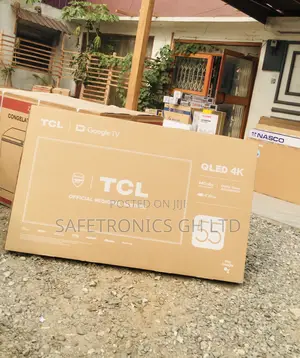 Electric Glossy UHD HDR TCL 55 Inches Qled Black C635 Tv