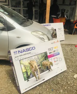 Smart Black Electric 50 Inches Glossy LED Nasco Tv