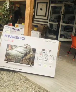 Electric Nasco Black Glossy Full HD 50 Inches LED Tv