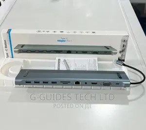 11-in-1 Usb Type-C Docking Station , 11 in 1 Type-C Adapter