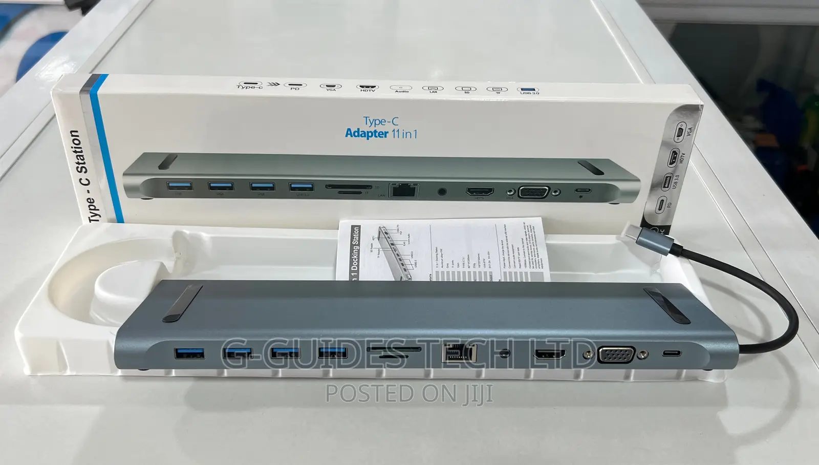 11-in-1 Usb Type-C Docking Station , 11 in 1 Type-C Adapter