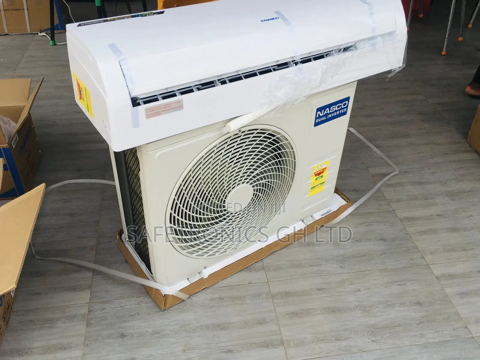Nasco White Nasco 1.5hp Split Dual Inverter Airconditioner