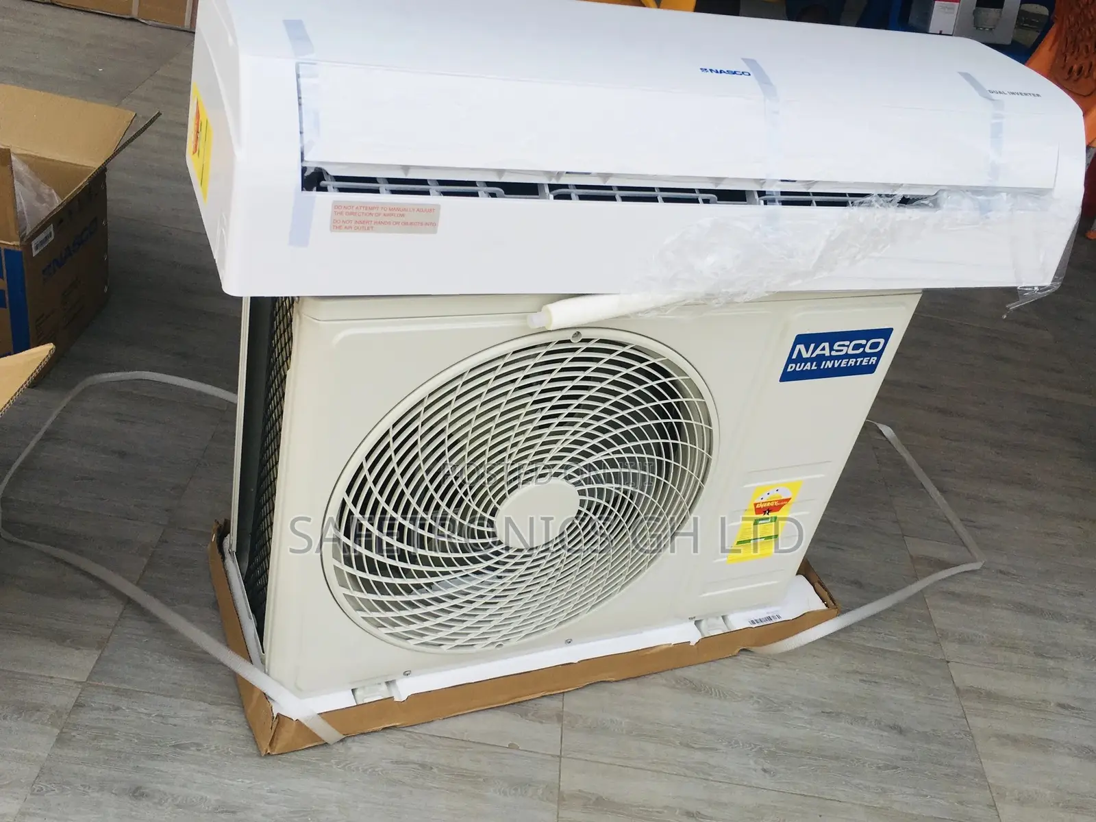 Dual Inverter 1.5hp Split Nasco White Airconditioner White
