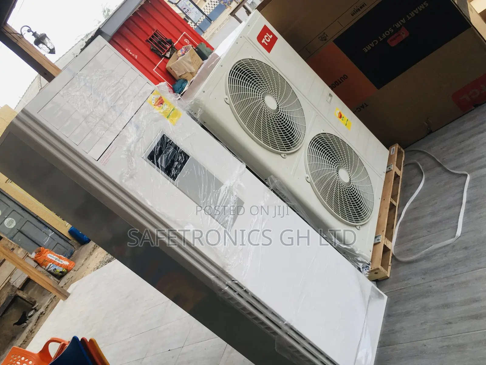 TCL 5.0hp Split R410 Gas White Standing Airconditioner