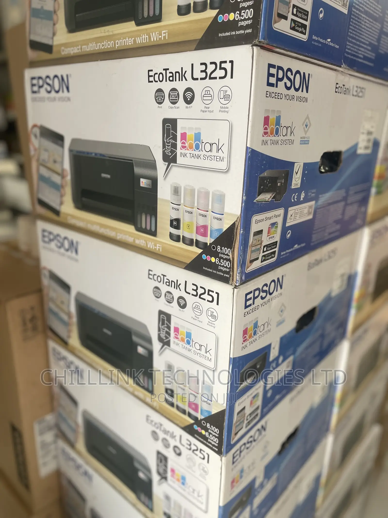 Epson Ecotank L3250 -Print,Scan,Copy ,Wi-Fi
