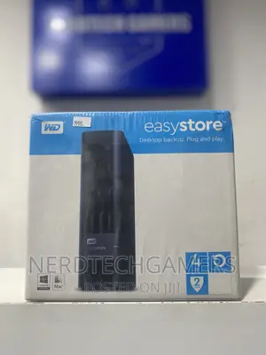 WD - Easystore 4TB External USB 3.0 Hard Drive - Black
