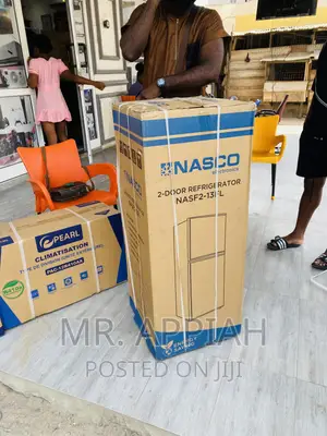 Fast Cooling Nasco Nas F2-13fl Double Door Electric Fridge.
