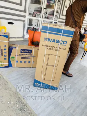Extremely Cooling Nasco Nas F2-13fl 2 Door Electric Fridge.