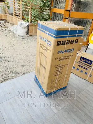 Sealed in Box Nasco Nas F2-13fl 2 Door Electric Fridge,Gray