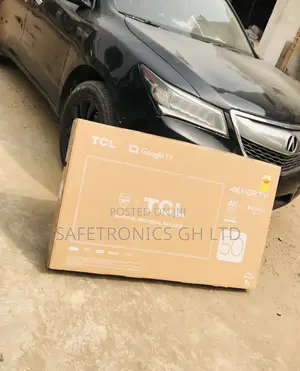 Glossy Black Electric LED TCL HDR 50 Inches P635 Tv
