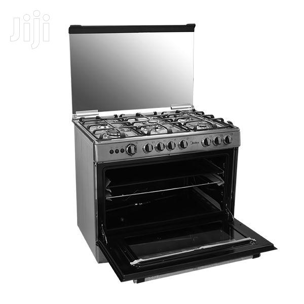 Midea Standup Gas Cooker 5 Burner Silver in Achimota Kitchen