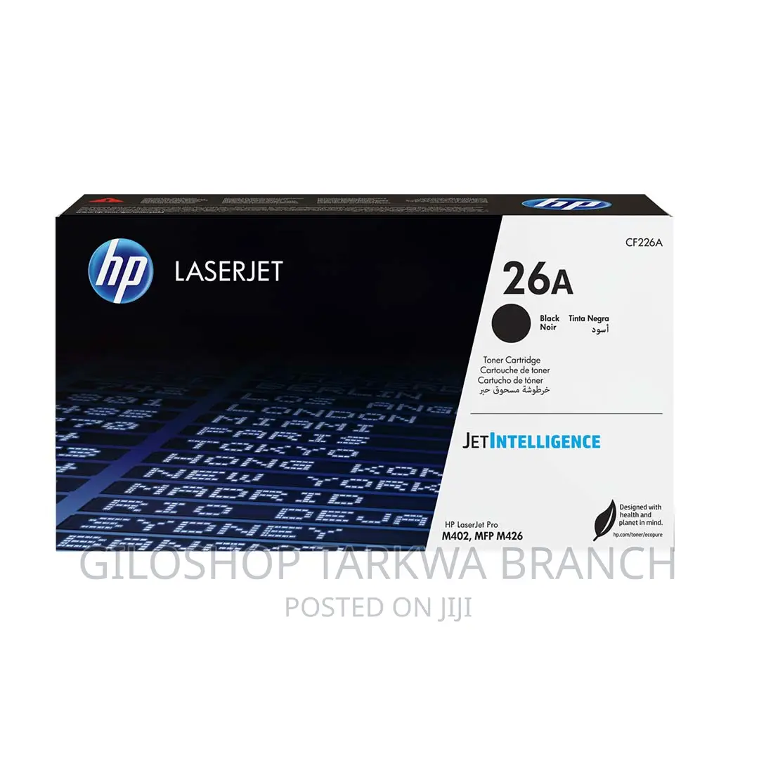 Hp 26a Black Original Laserjet Toner Cartridge, Cf226a