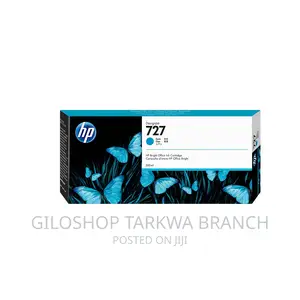 HP 727 300-Ml Cyan Designjet Ink Cartridge, F9J76A