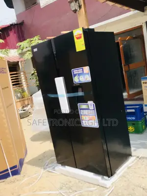 Electric Nasco Black Side by Side Nass2b-64s Fridge