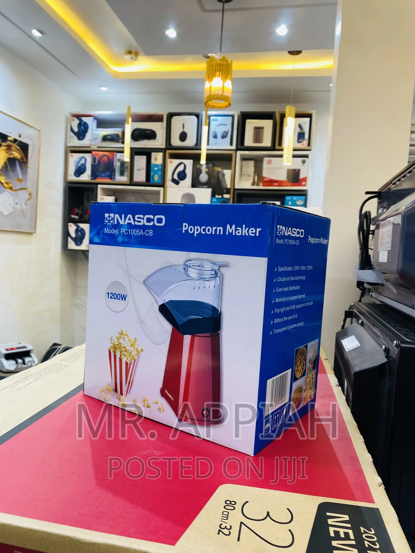 Sealed in Box Nasco 1200 Watt Popcorn Maker.