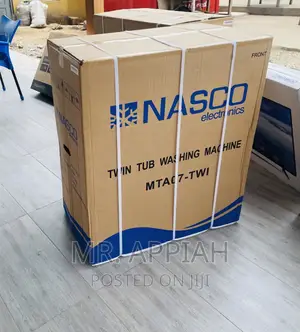 High Quality Nasco 7kg Twin Tub Washing Machine.