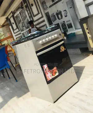 4 Gas Cooker Oven With Grill Volcano 50x50 Glass Lid