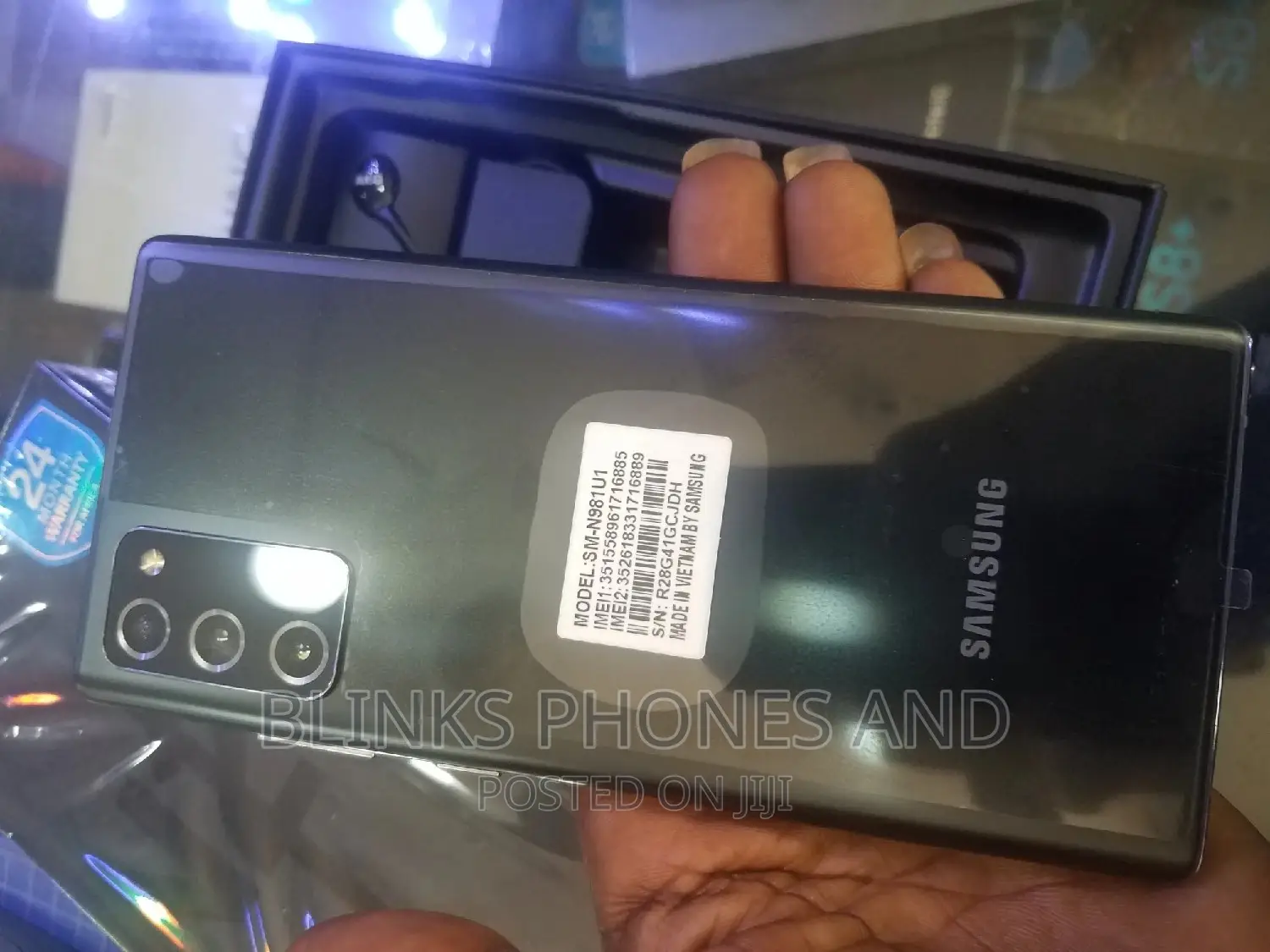 New Samsung Galaxy Note 20 5G 128 GB Black