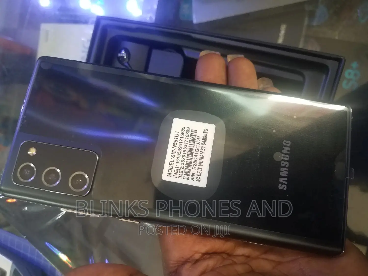 New Samsung Galaxy Note 20 5G 128 GB Black
