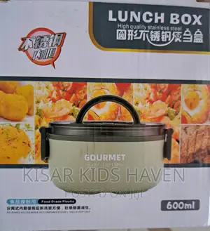Kids Lunch Box ( Silver Lining) With Spoon