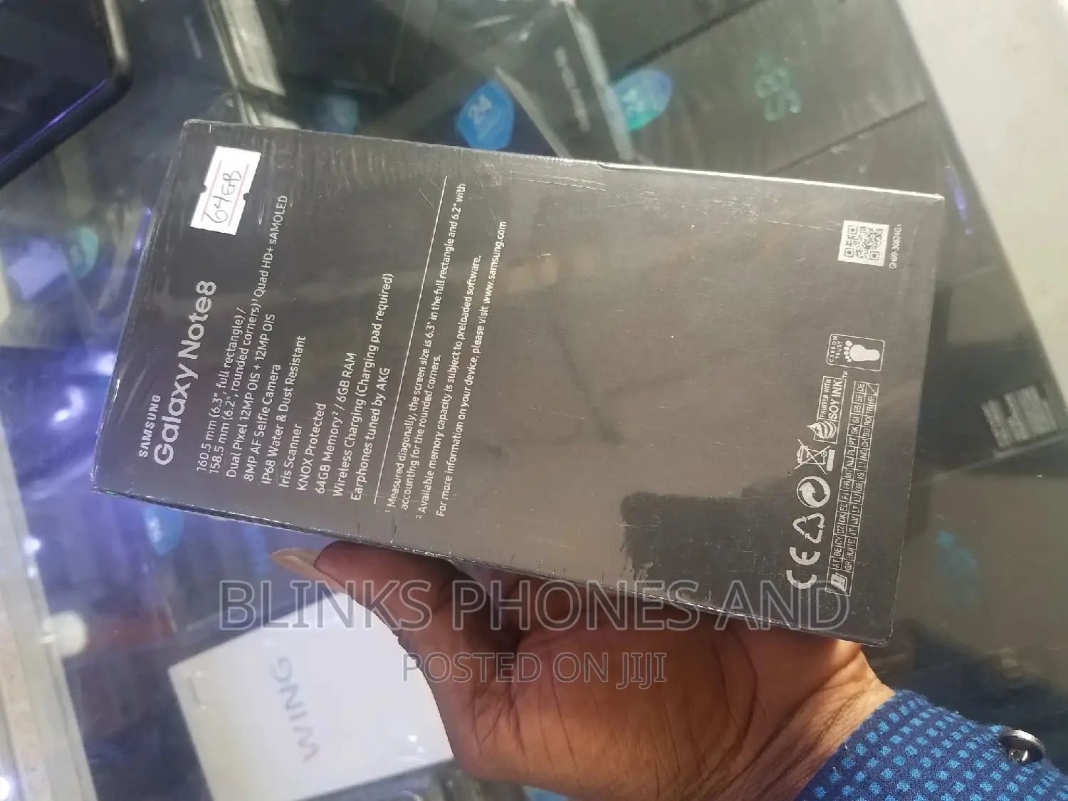 New Samsung Galaxy Note 8 64 GB Black