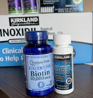 Hairline and Beard Growth Pack - Biotin + Kirkland Minoxidil