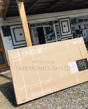 86 Inches Glossy LED Smart LG UHD UQ90 Electric Black Tv