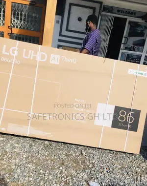 UQ90 UHD LG Smart Black Electric 86 Inches Glossy LED Tv
