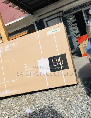LED Glossy Black Electric LG UHD UQ90 86 Inches Smart Tv