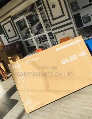 Glossy Qled TCL 65 Inches Smart C635 Electric Black Tv