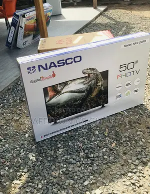 Digital Full HD Black Electric 50 Inches Glossy LED Nasco Tv