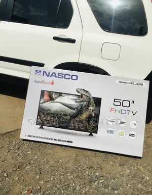 Nasco Black 50 Inches Glossy LED Electric Digital Full HD Tv