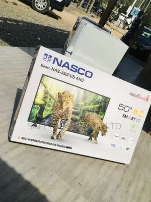 Electric LED Glossy Black Nasco Smart 50 Inches Tv