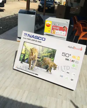 UHD Black Electric Smart Nasco 50 Inches Glossy LED Tv