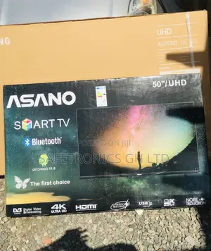 Smart UHD Black Electric 50 Inches Glossy Asano LED Tv