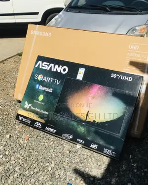 UHD Smart Black Electric 50 Inches Glossy LED Asano Tv