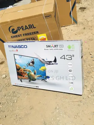 Nasco Black Electric Smart 43 Inches Glossy LED Tv