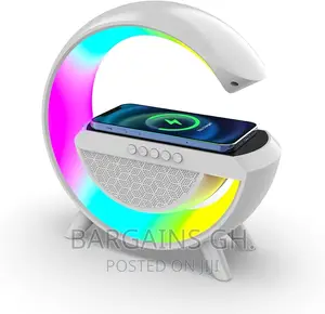 LED Wireless Charger With Bluetooth Speaker