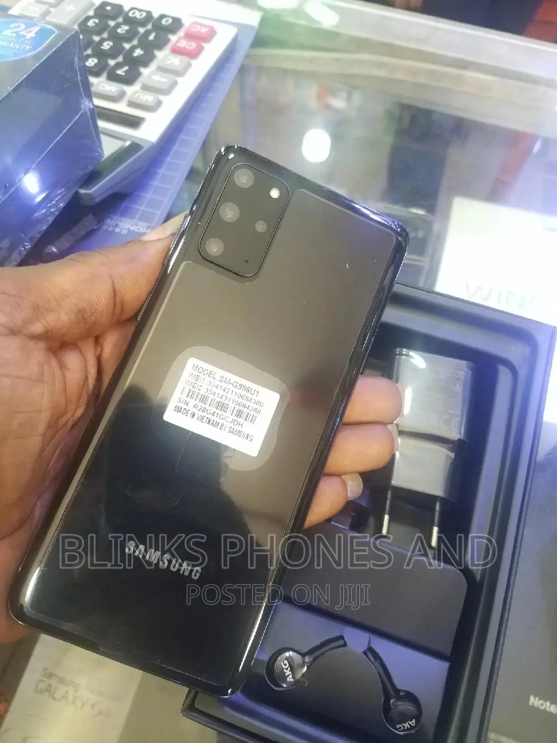 New Samsung Galaxy S20+ 5G 128 GB Black