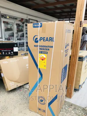 Energy Saving Pearl Pf-200b 2 Door Electric Fridge,Gray.