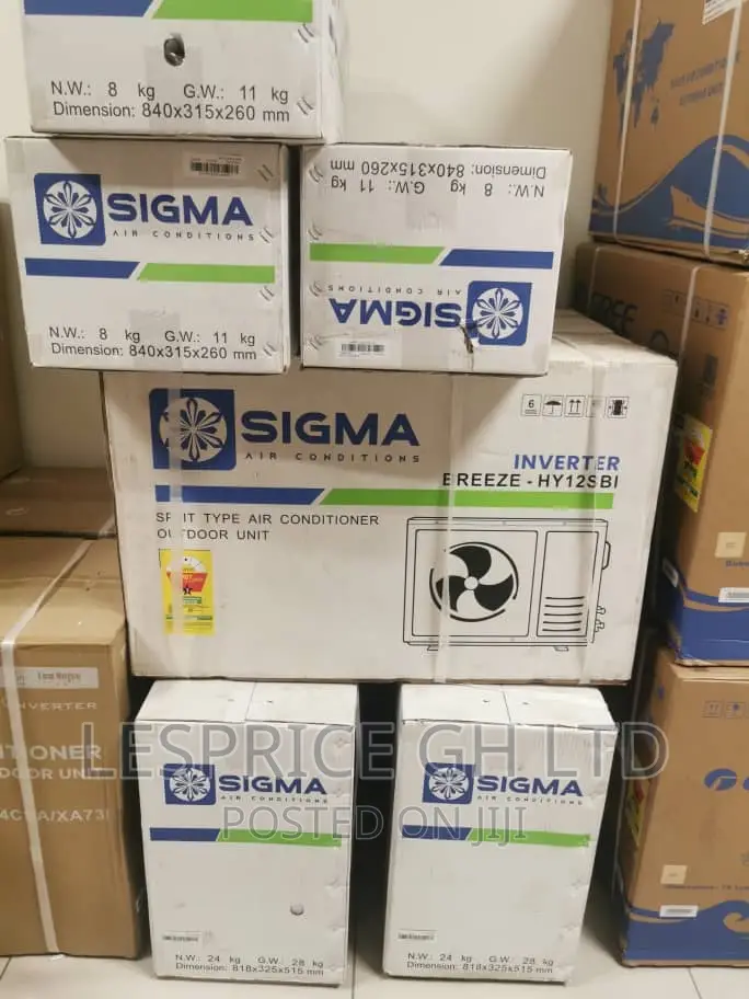 Sigma 1.0hp 410a Split Type AC