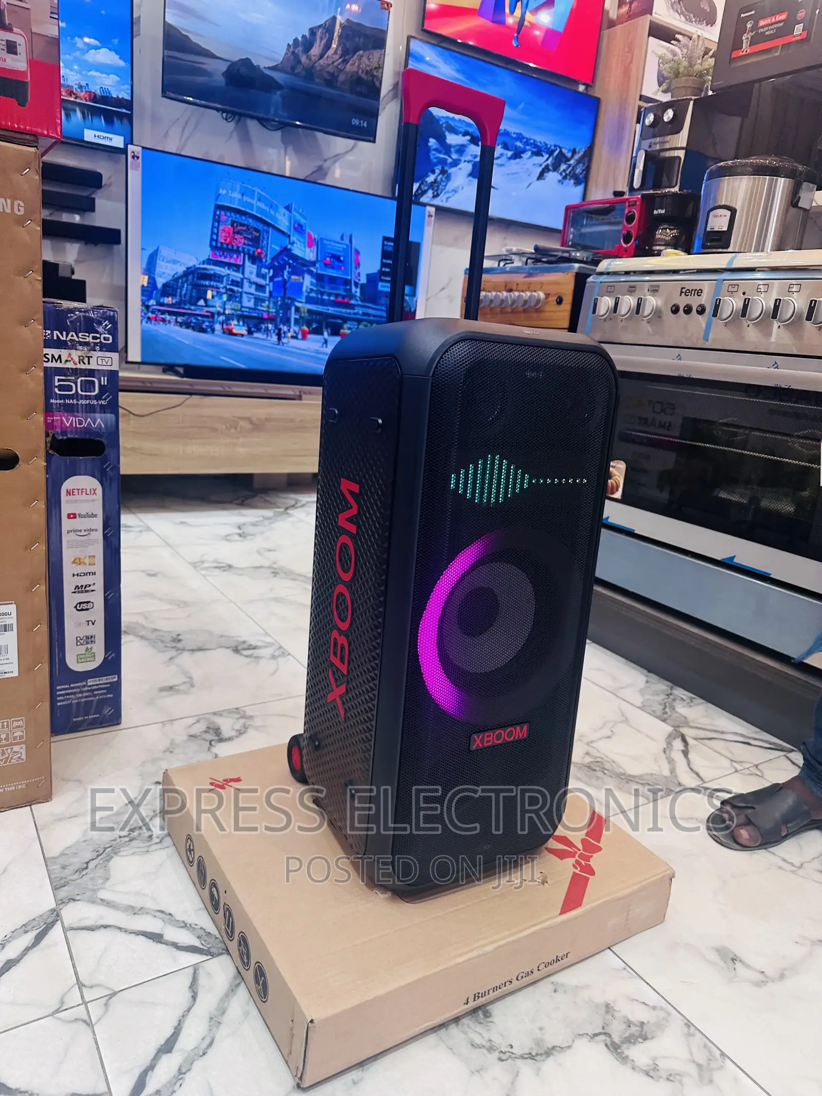 Dynamic Sleek Black Lg Xl7s Hi-Fi System