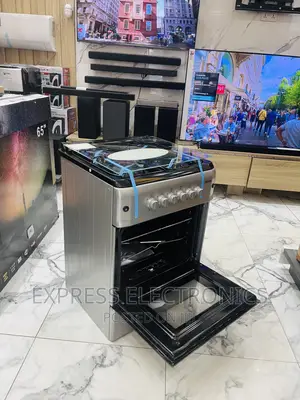 Cook Master Gas Oven 60/60 4burner Sliver Ferre