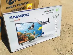 Nasco Black Electric 43 Inches Glossy Smart