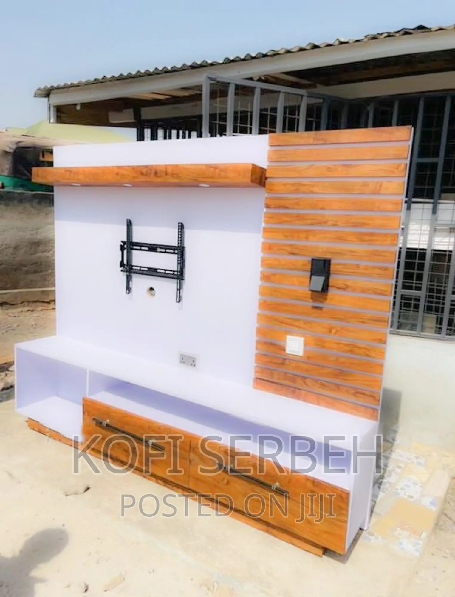 LED Wppdem Tv Unit